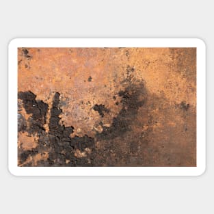 Orange texture burnt Sticker